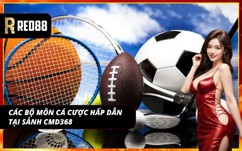 Sảnh CMD368 tự hào sở hữu đa dạng các bộ môn cá cược