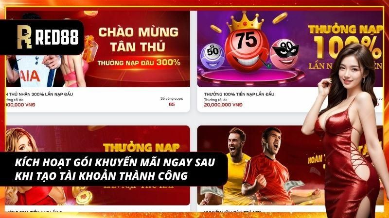 Thao tác đúng giúp nhận ưu đãi nhanh sau khi tạo tài khoản