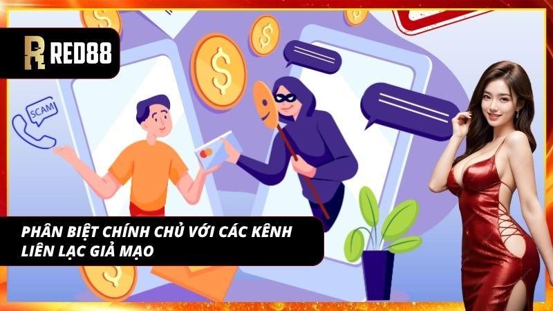 Kiểm tra kênh liên lạc chính thống giúp tránh mất tài khoản