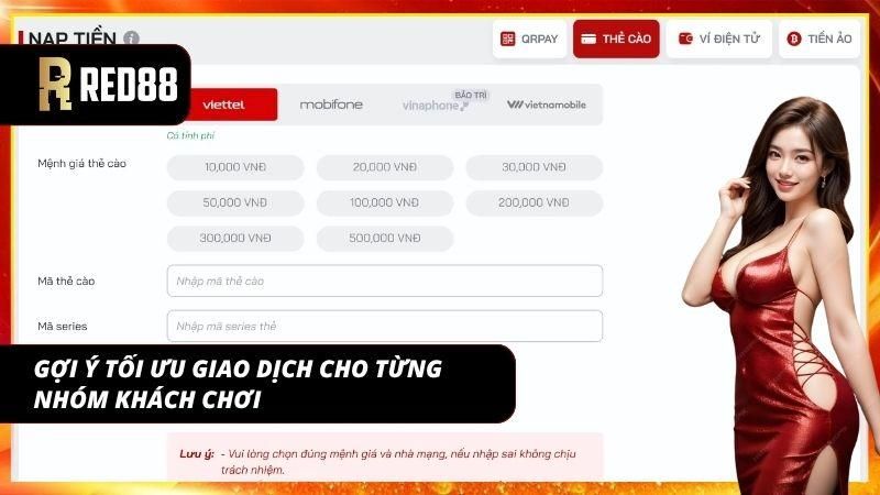 Cách tối ưu giúp phù hợp với nhu cầu của từng nhóm người chơi